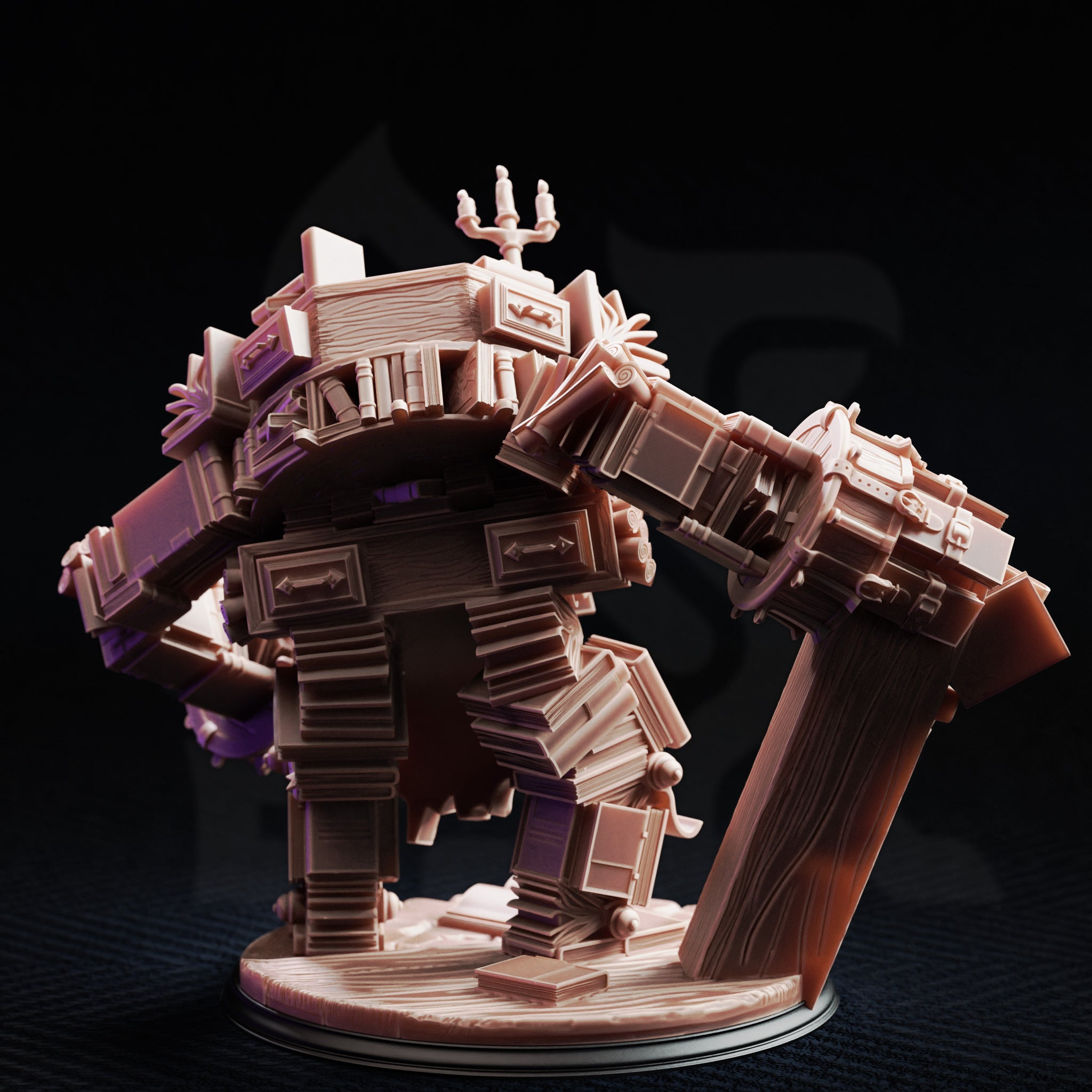 The Forbidden Section - Library Golem // D&D Miniature