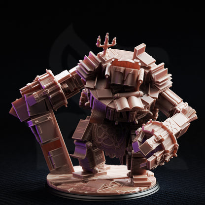 The Forbidden Section - Library Golem // D&D Miniature