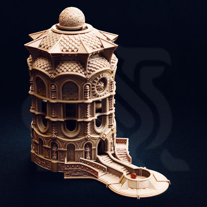 The Spire of Glanion – Sunspire Temple // Dice Tower // Modular Terrain