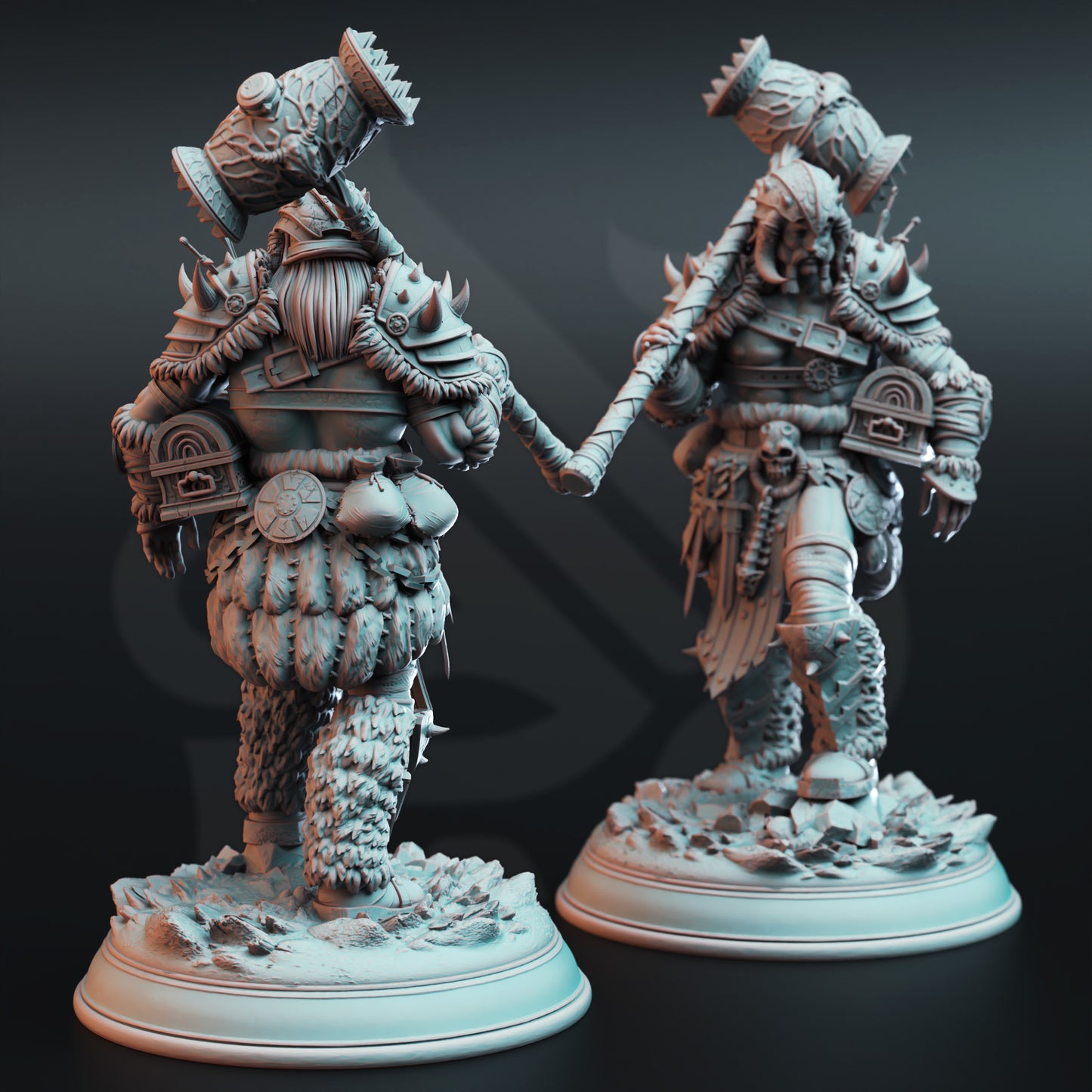 Snow Giants Figurines | FantasyForge Romania​