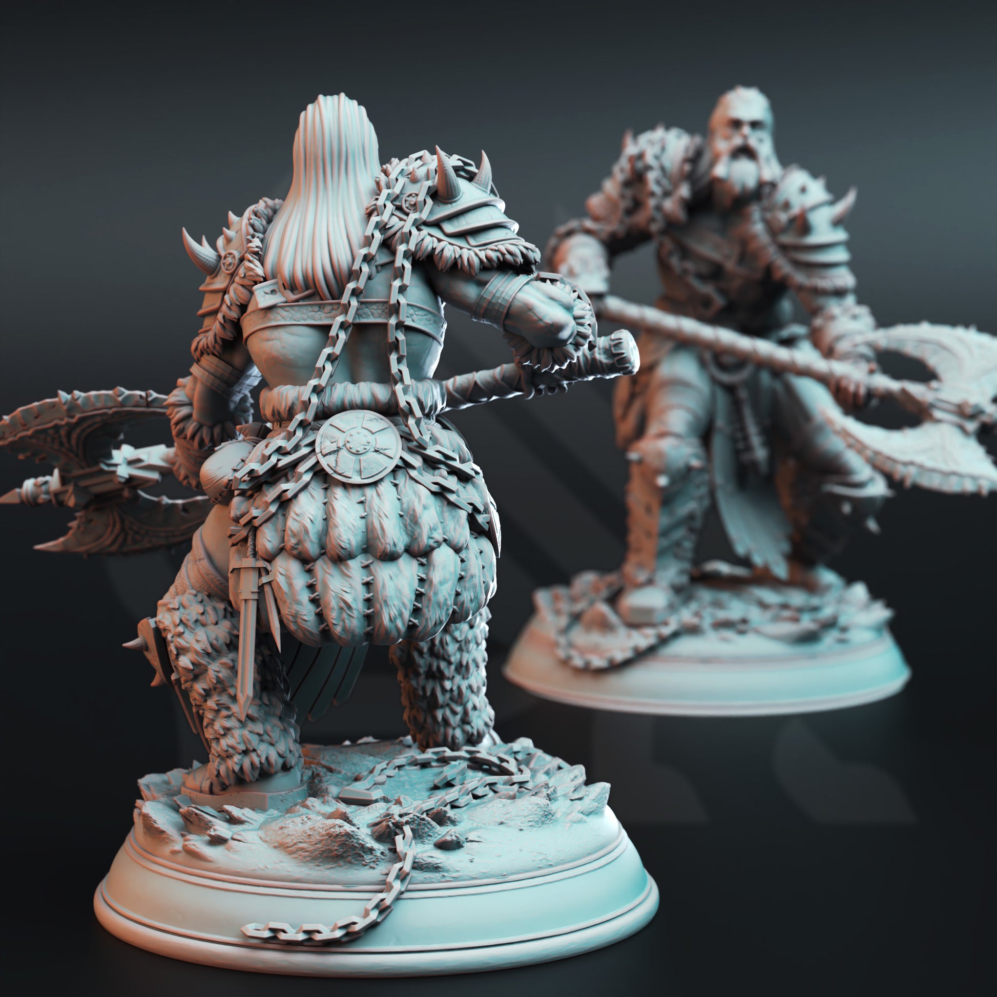 Snow Giants Figurines | FantasyForge Romania​