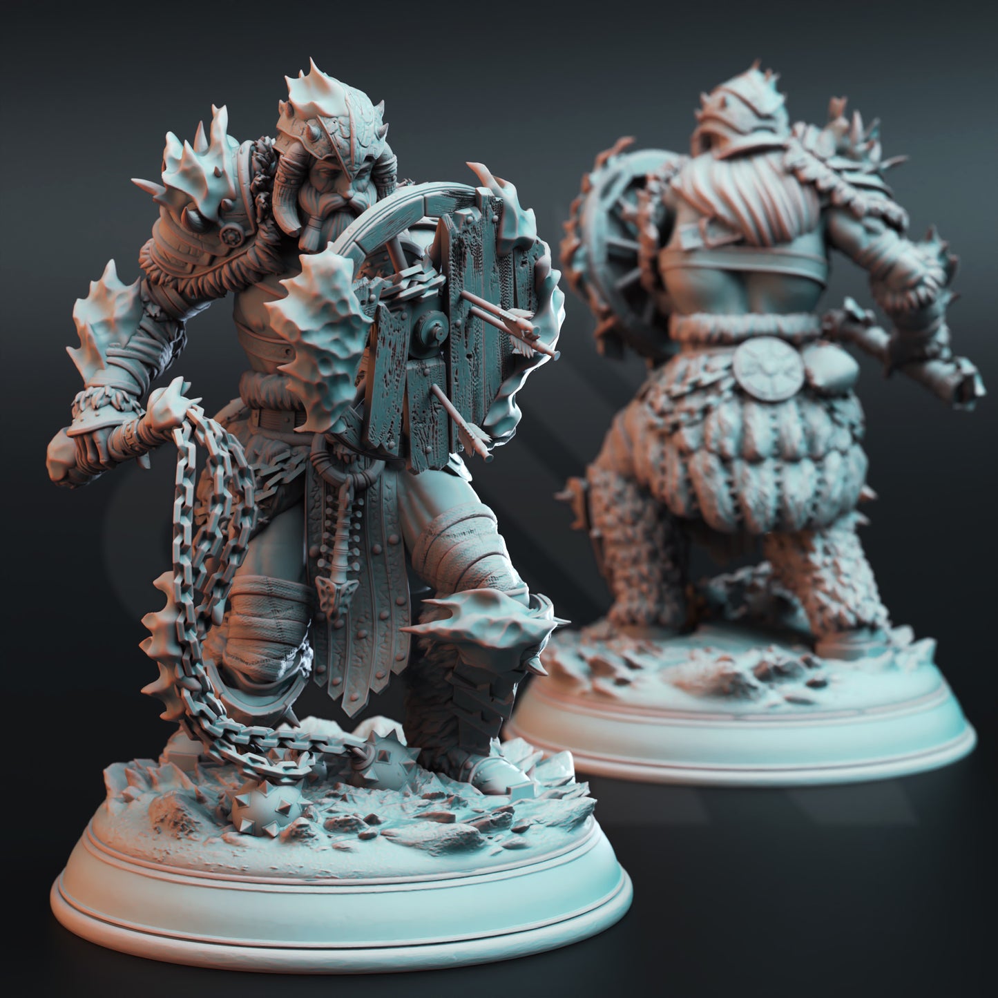 Snow Giants Figurines | FantasyForge Romania​
