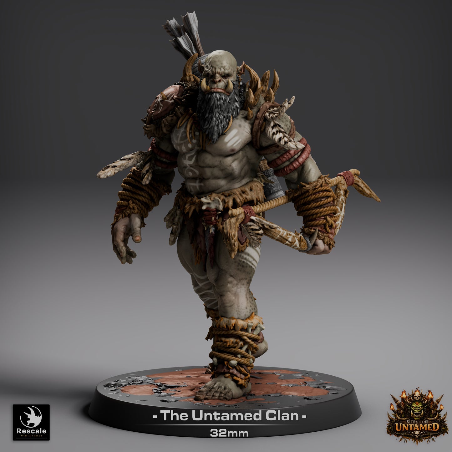 The Untamed Clan - Orcs Warriors // DND Miniature