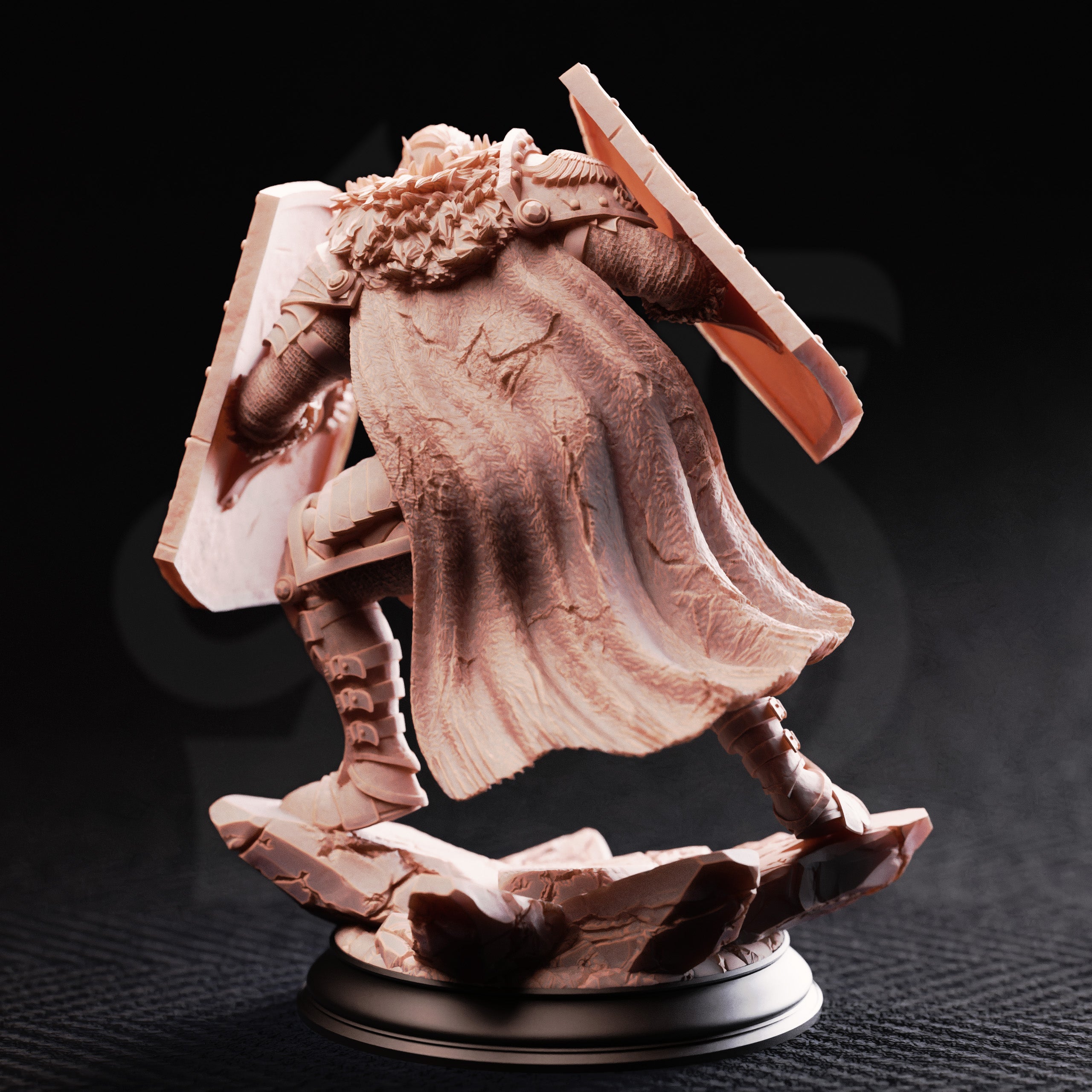 Trenon the Remade - Golden Griffin Vanguard // D&D Miniature