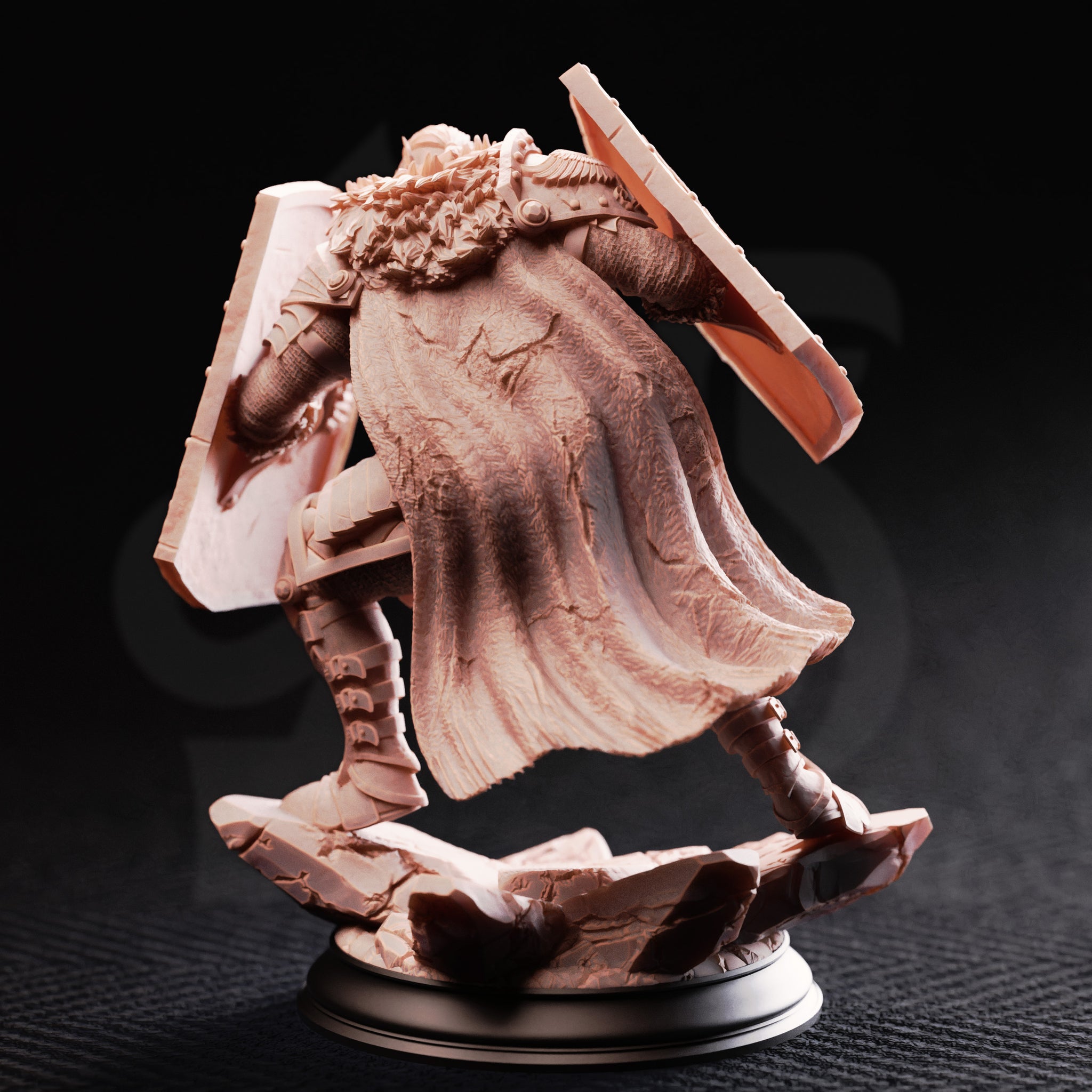 Trenon the Remade - Golden Griffin Vanguard // D&D Miniature