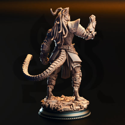 Vaakrin Steeljaw - Black Dragonkin Monk