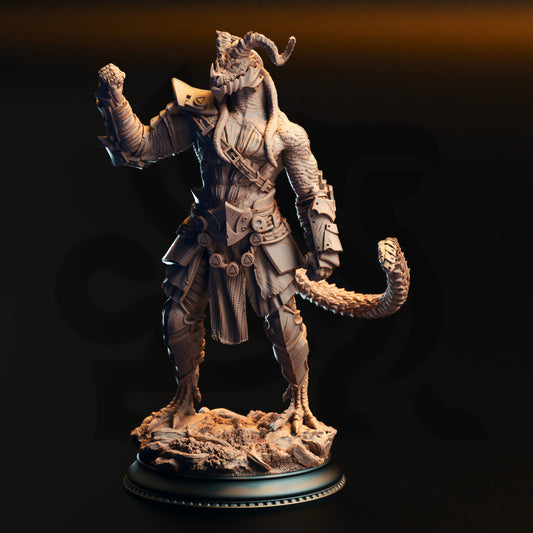 Vaakrin Steeljaw - Black Dragonkin Monk