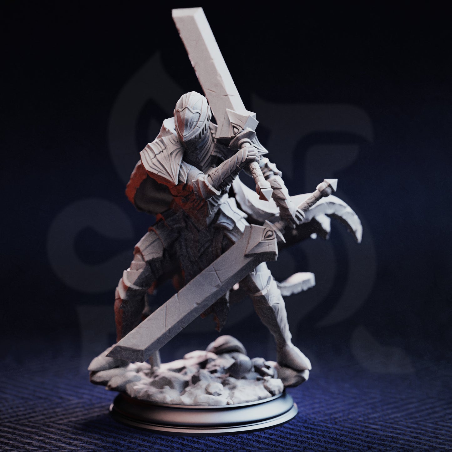 Valoris the Unscathed - Immortal Warrior // D&D Miniature