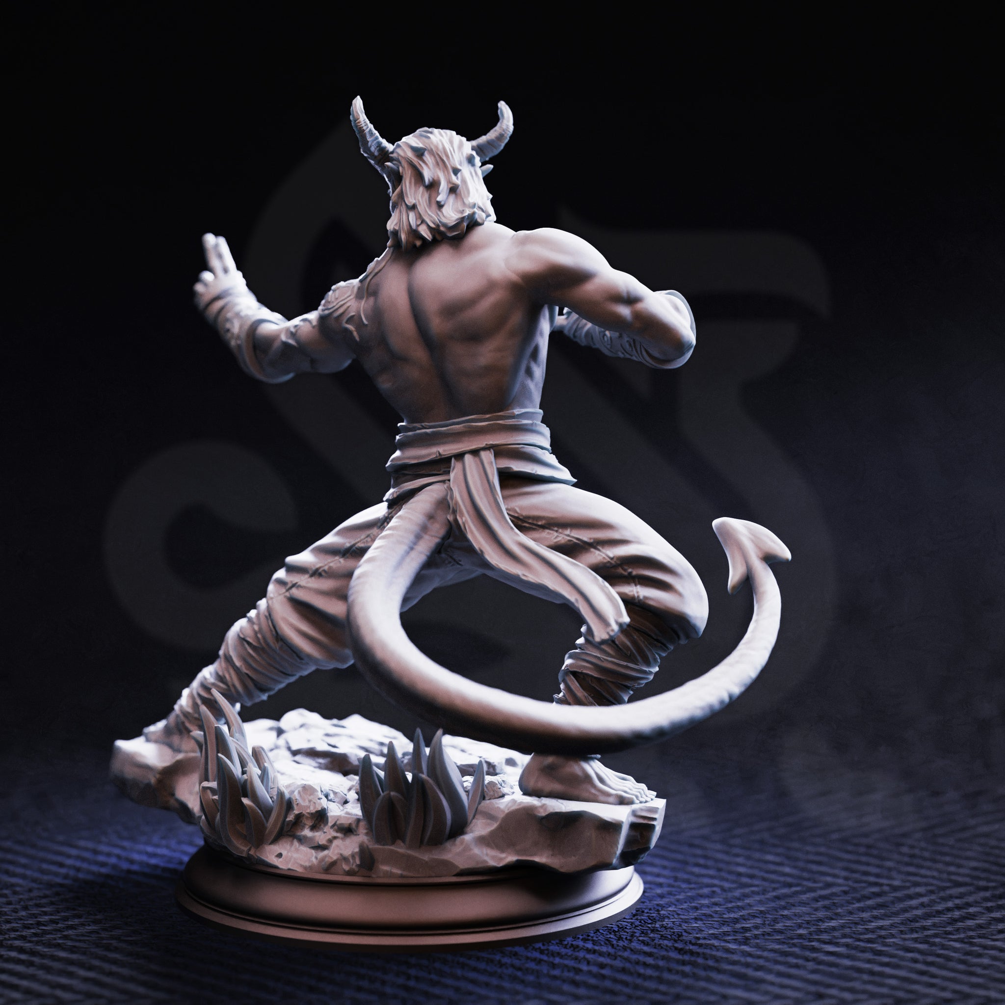 Verek - Tiefling Monk // DND Miniature