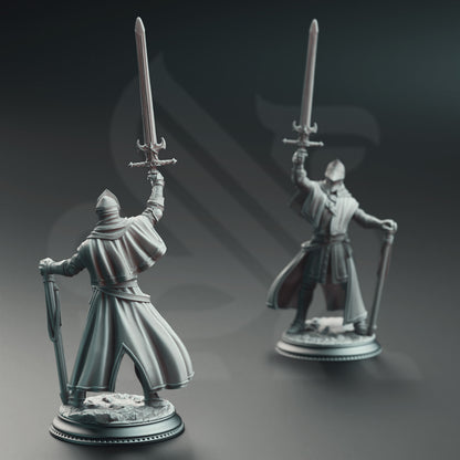 Priest Knight Miniature Romania | FantasyForge