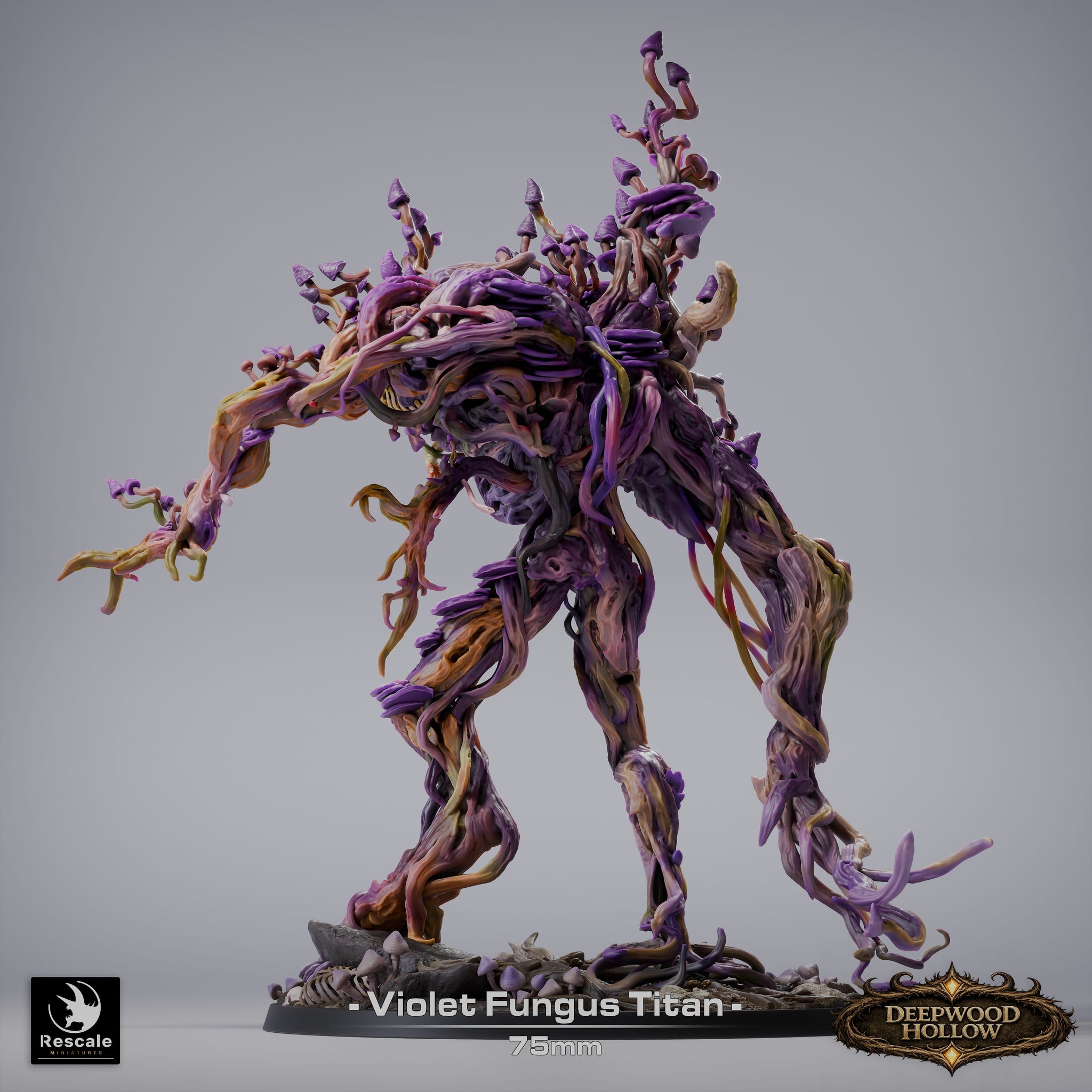 Violet Fungus Titan // D&D Monster Miniature