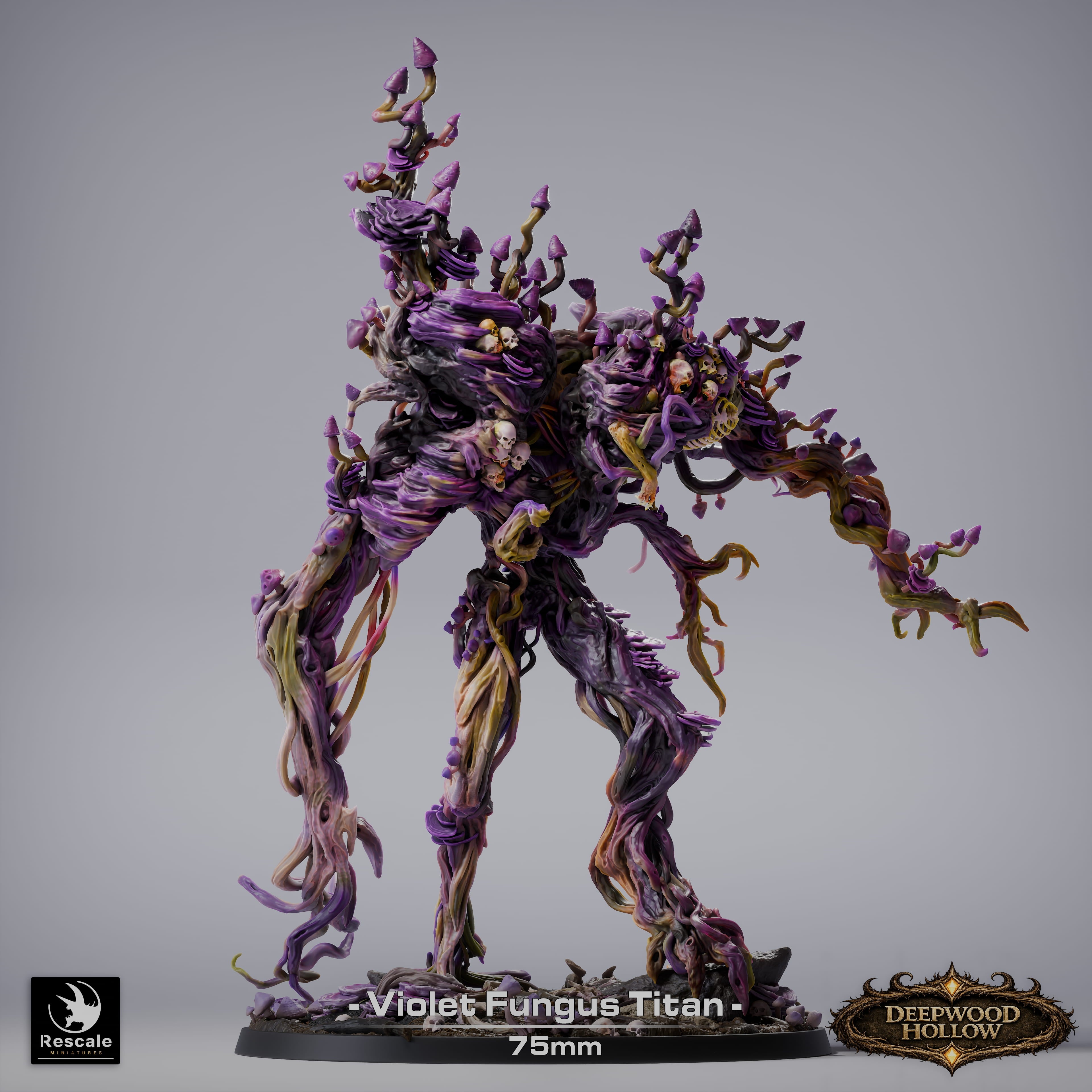 Violet Fungus Titan // D&D Monster Miniature