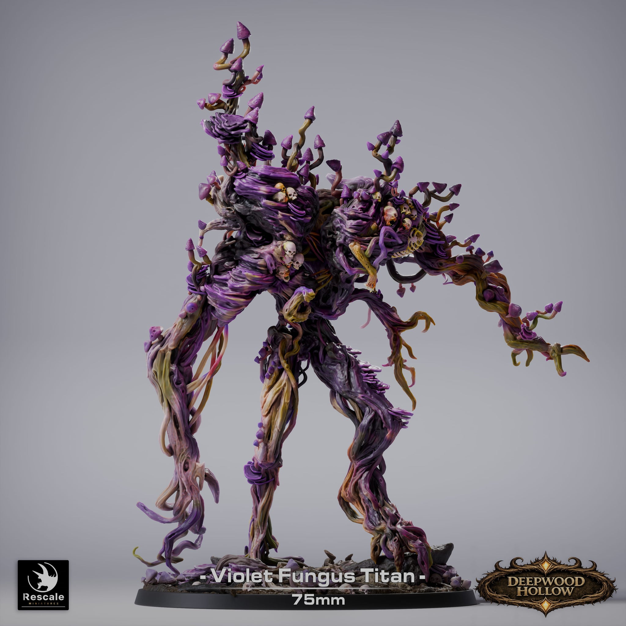 Violet Fungus Titan // D&D Monster Miniature