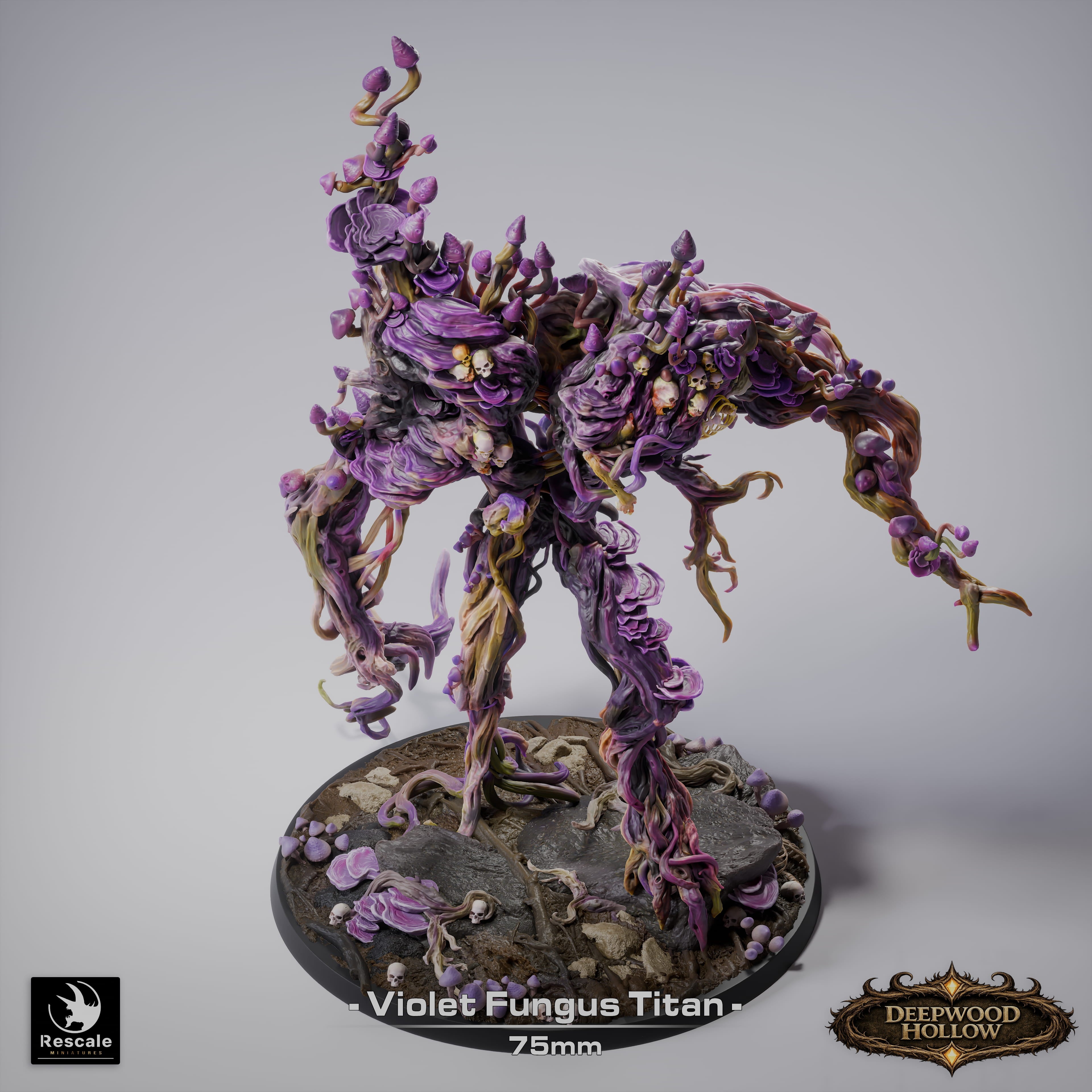 Violet Fungus Titan // D&D Monster Miniature