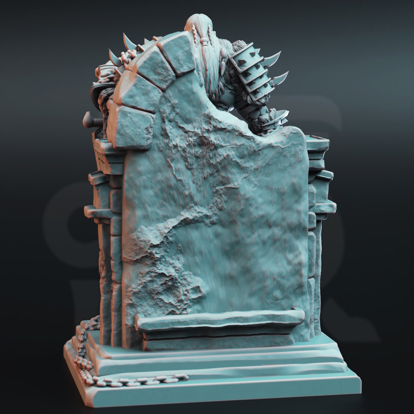 Entombed Giant King Miniature | FantasyForge Romania