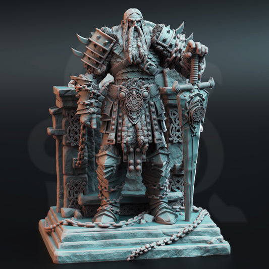 Entombed Giant King Miniature | FantasyForge Romania