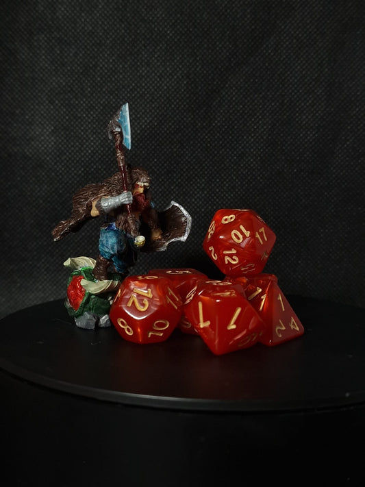 D&D Dice // Zaruri D&D // Fireball