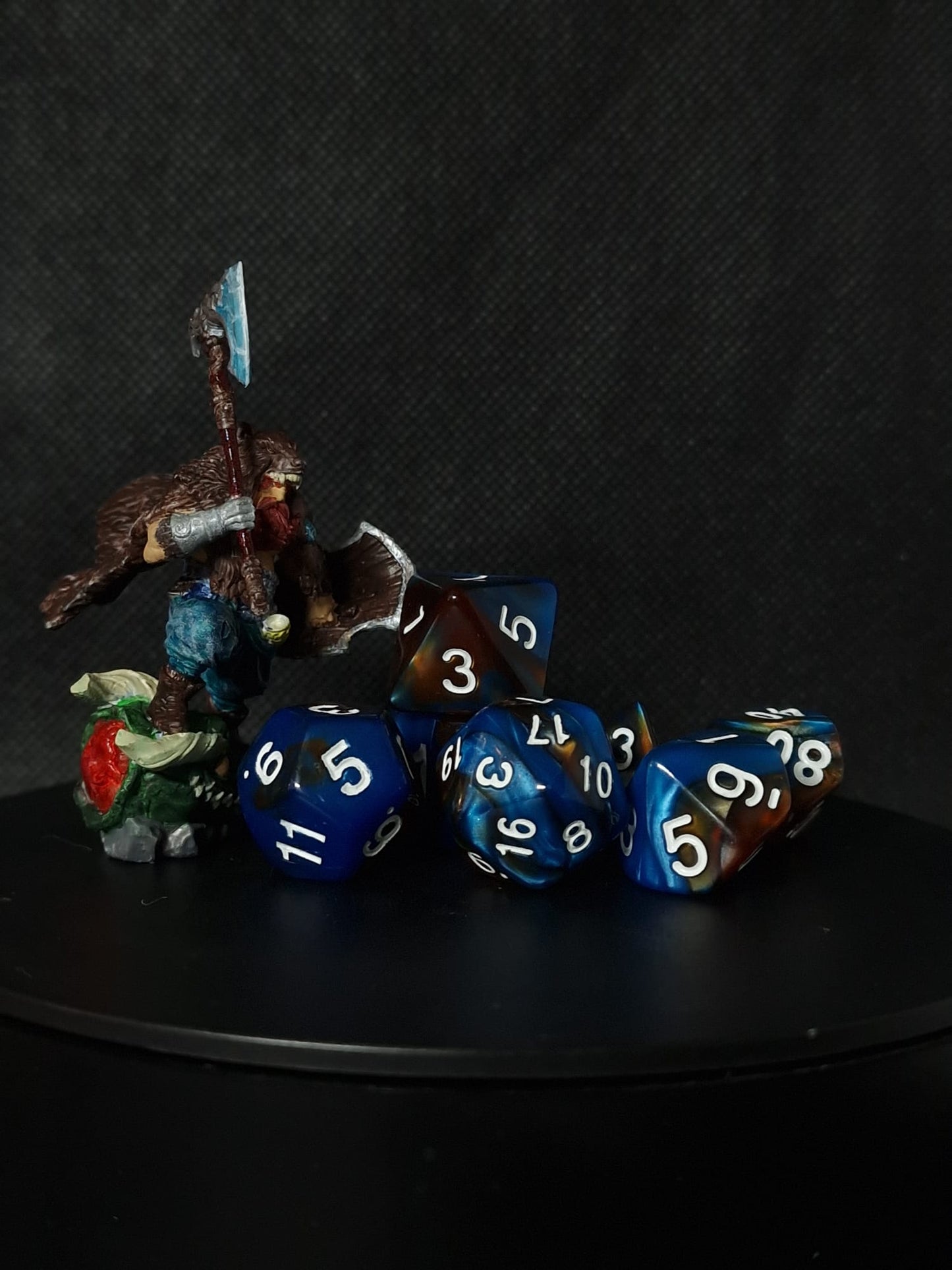 D&D Dice // Zaruri D&D // Oceanforged