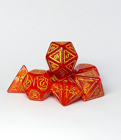 Huge D&D Dice Set // Zaruri D&D mari // Fighter Class