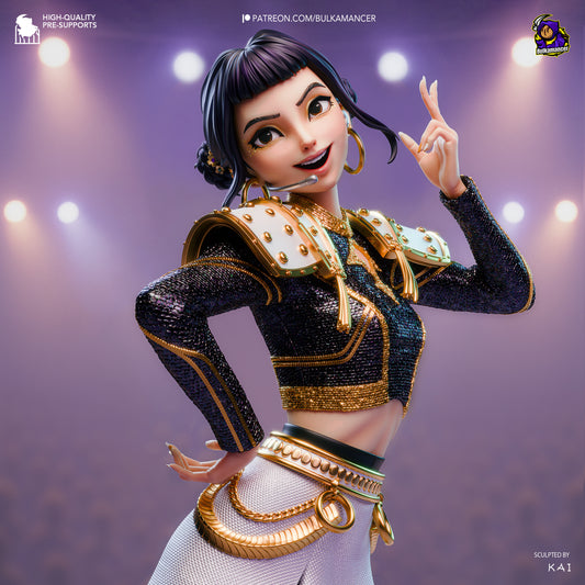 Zoey| K-pop Demon Hunters Collectible Statue - Figurine