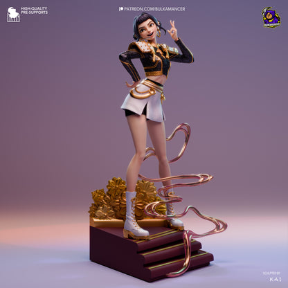 Zoey| K-pop Demon Hunters Collectible Statue - Figurine