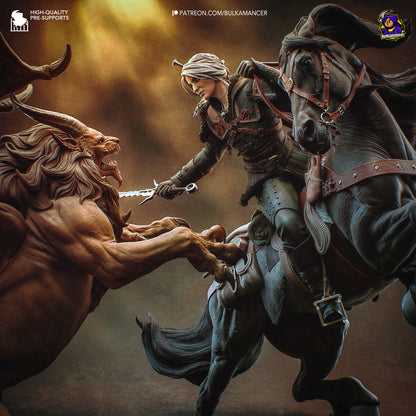 Diorama Ciri vs Manticore // Figurină/Obiecte de colecție