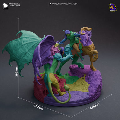 Diorama Ciri vs Manticore // Figurină/Obiecte de colecție