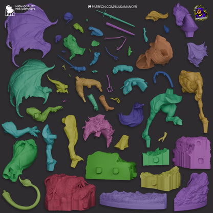 Diorama Ciri vs Manticore // Figurină/Obiecte de colecție