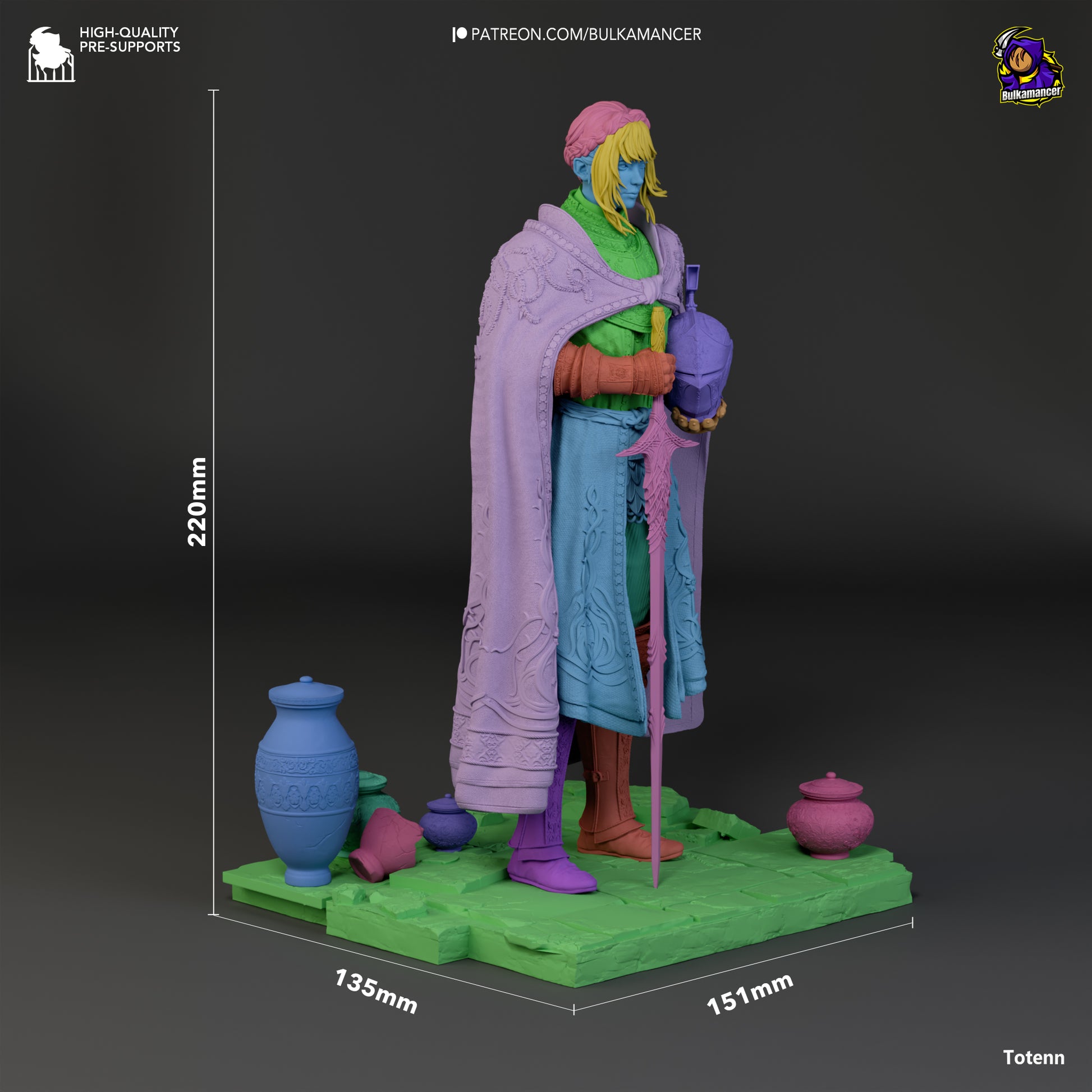 Needle Knight Leda (Elden Ring) - Figurine
