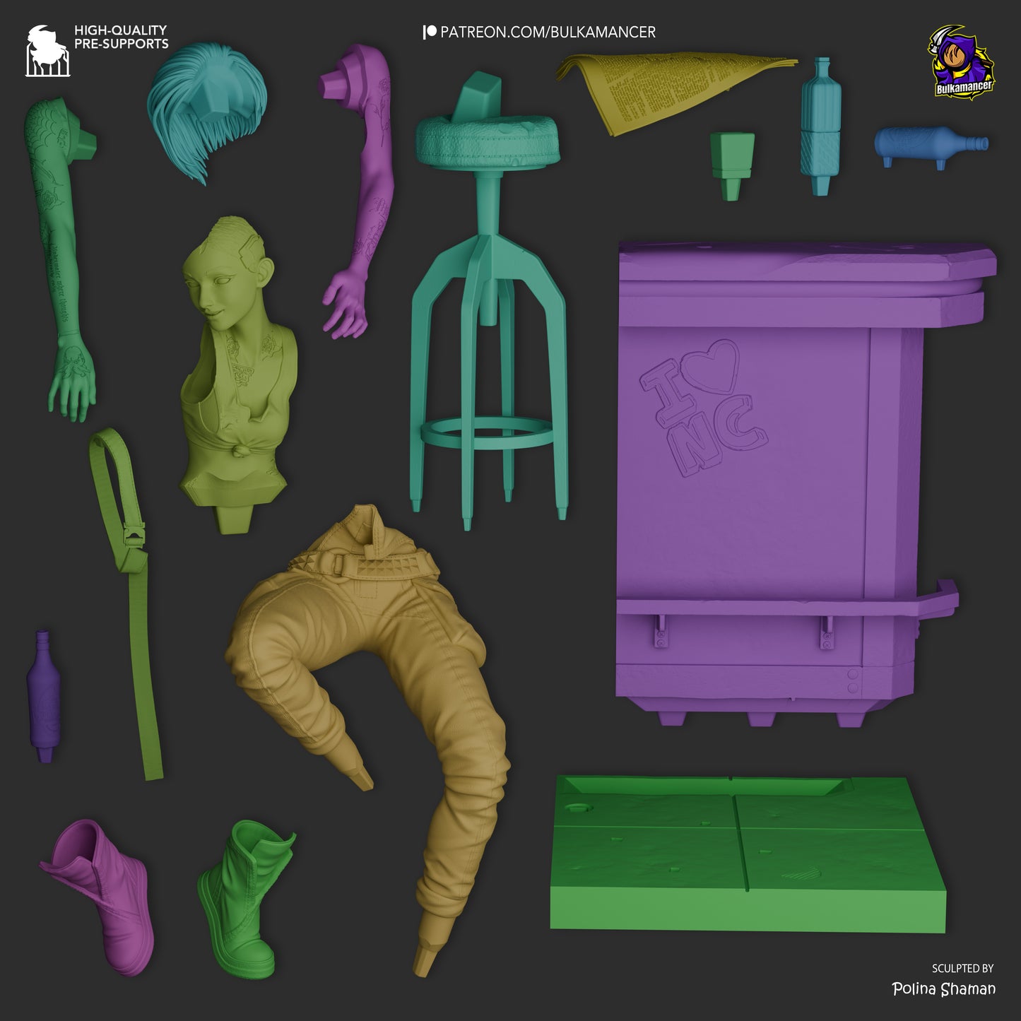 Judy - Cyberpunk 77 // Figurine/Collectibles