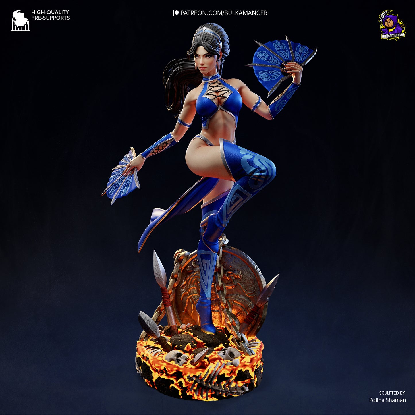 Kitana // Mortal Kombat // Figurine - Collectibles